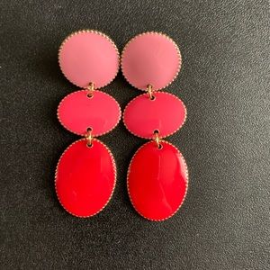 Pink earrings